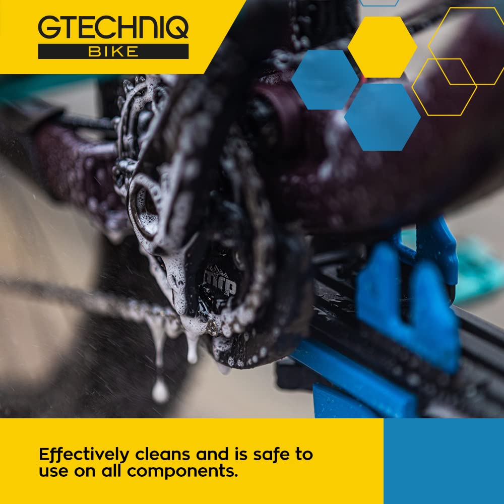 Gtechniq Bike Clean Concentrate Recharge 500ml – Nettoyant Vélo Rapide Et Efficace, Dégraissant Puissant, Biodégradable Et Sans Toxines – Donne 3L De Produit Prêt à L'emploi
