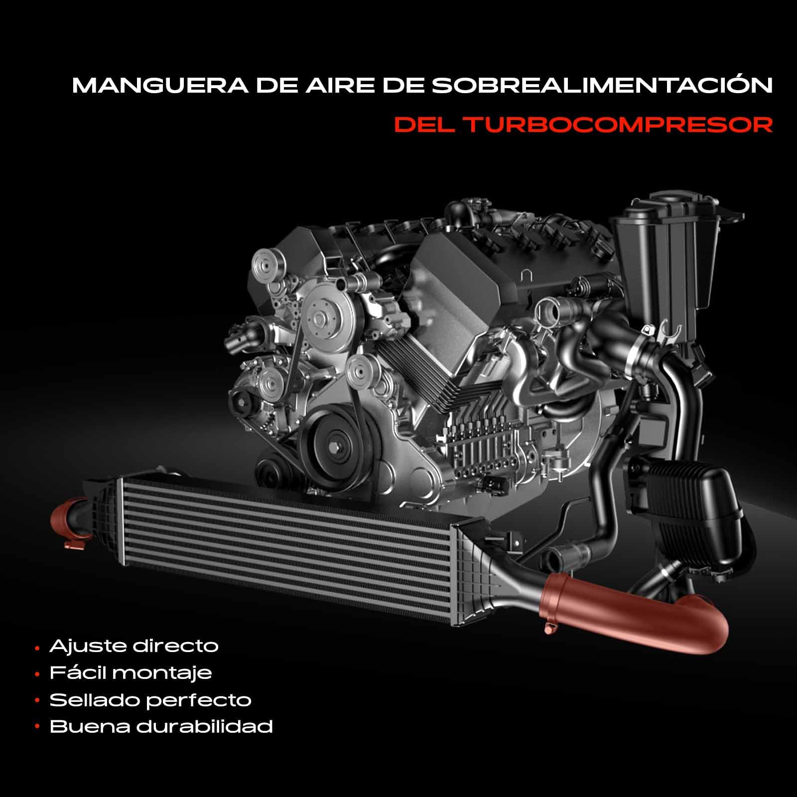 Frankberg Manguera de aire de carga Compatible con Serie 5 Touring G31 530d xDrive Serie 5 Touring G31 530d Serie 5 Touring G31 540d xDrive Serie 7 G11 G12 730d Ld xDrive 11618571025