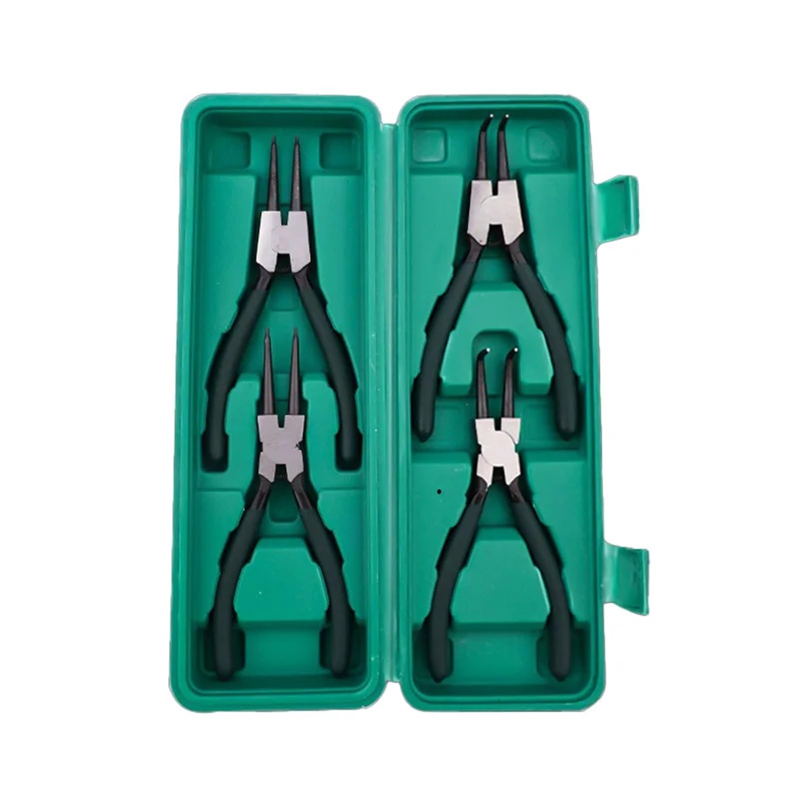 Set Di Pinze Set di pinze for anelli sicurezza da 4 pezzi, strumenti for la rimozione e molle, piegatubi for interni ed esterni