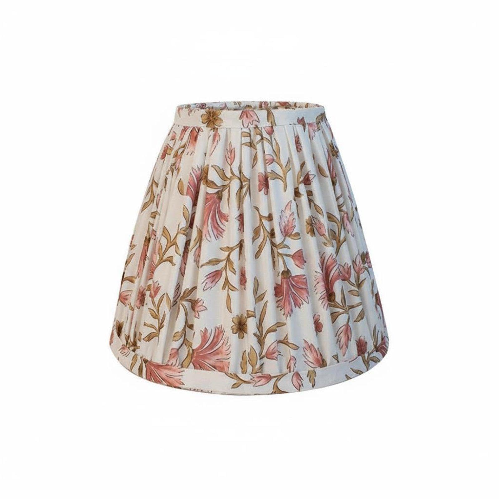Pleated Textile Lampshade Decorative Lampshade Barrel Lamp Shade for DIY Enthusiasts, Bedroom, Living Room, Study White Pink Flower|Home & Garden| Lamps Lighting & Ceiling Fans| Lamp Shad-image-29