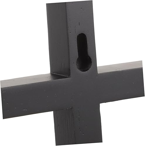 Miniatura 9 de ORFOFE Colgante de cruz religiosa para pared, cruz en forma de cruz, cruz de iglesia, colgante de pared, cruz vintage, arte de pared, cruz cristiana