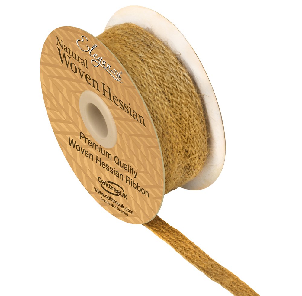 Eleganza Beige Woven Hessian 10Mm X 10M Natural No.02,