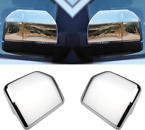 Accesorios de calidad Triple cromo plateado completo espejo cubiertas compatibles con Ford F150