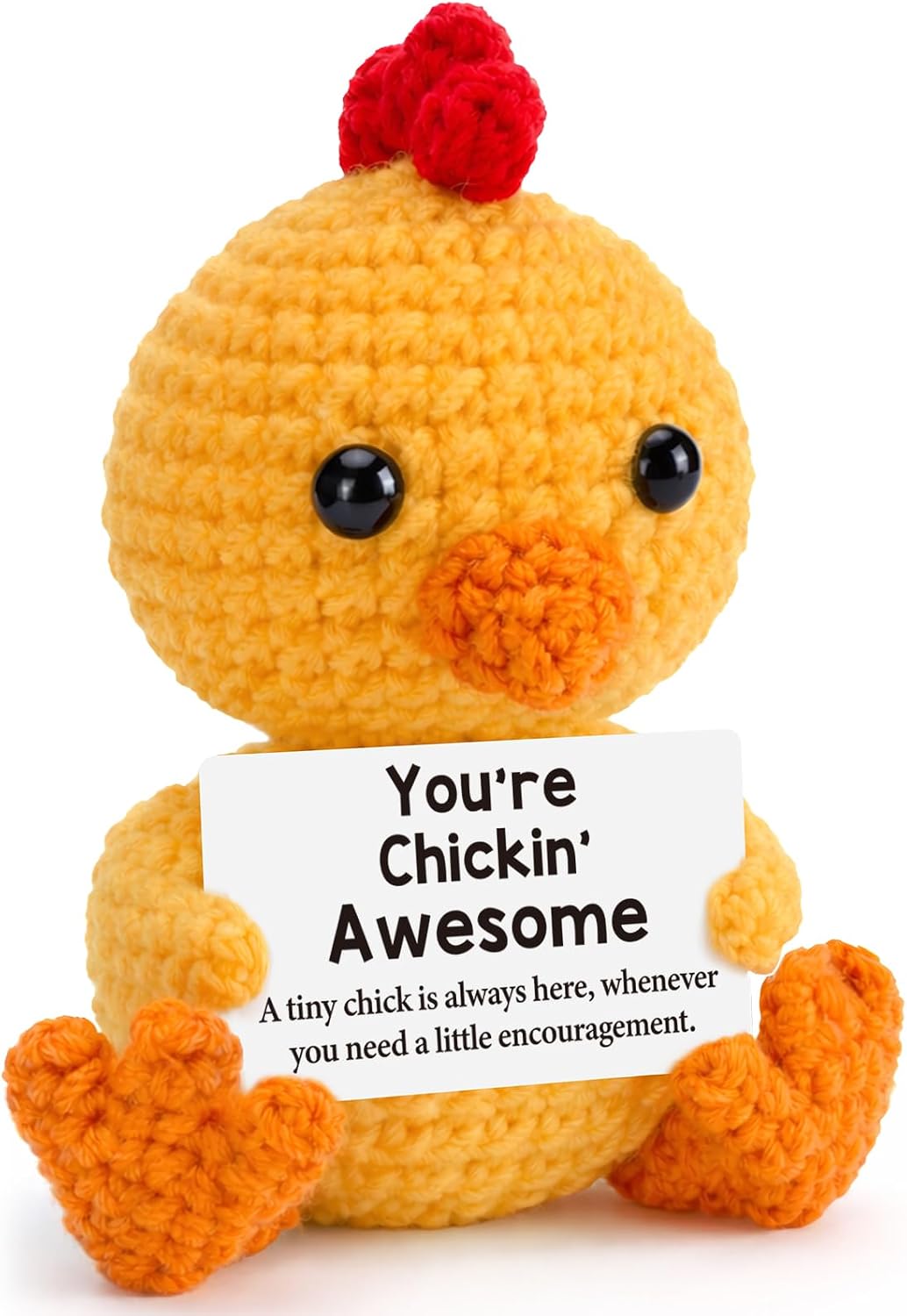 Graduation Gifts 2026 Chicken Gifts for Teens Girls Boy Kids Son Daughter Women Gifts Mothers Day Birthday, Teacher Appreciation Graduation Decorations Handmade Crochet Chick Gift for Studen