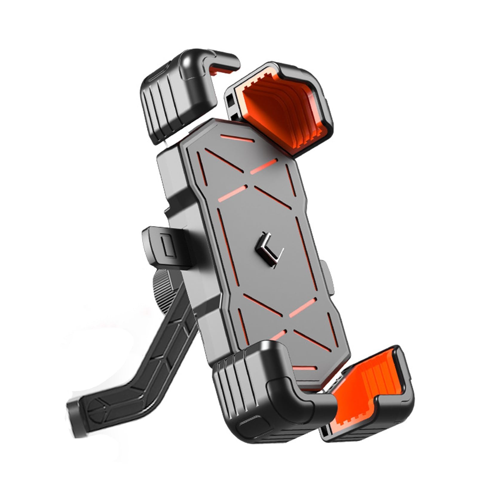 Motorcycle Cell Phone Holder for Aprilia ETX 150 2016 2017 2018 2019 2020, Adjustable 360° Rotation Bicycle Cell Phone Holder Anti Vibration Handlebar Mount, Rearviewmirrorstyle-B