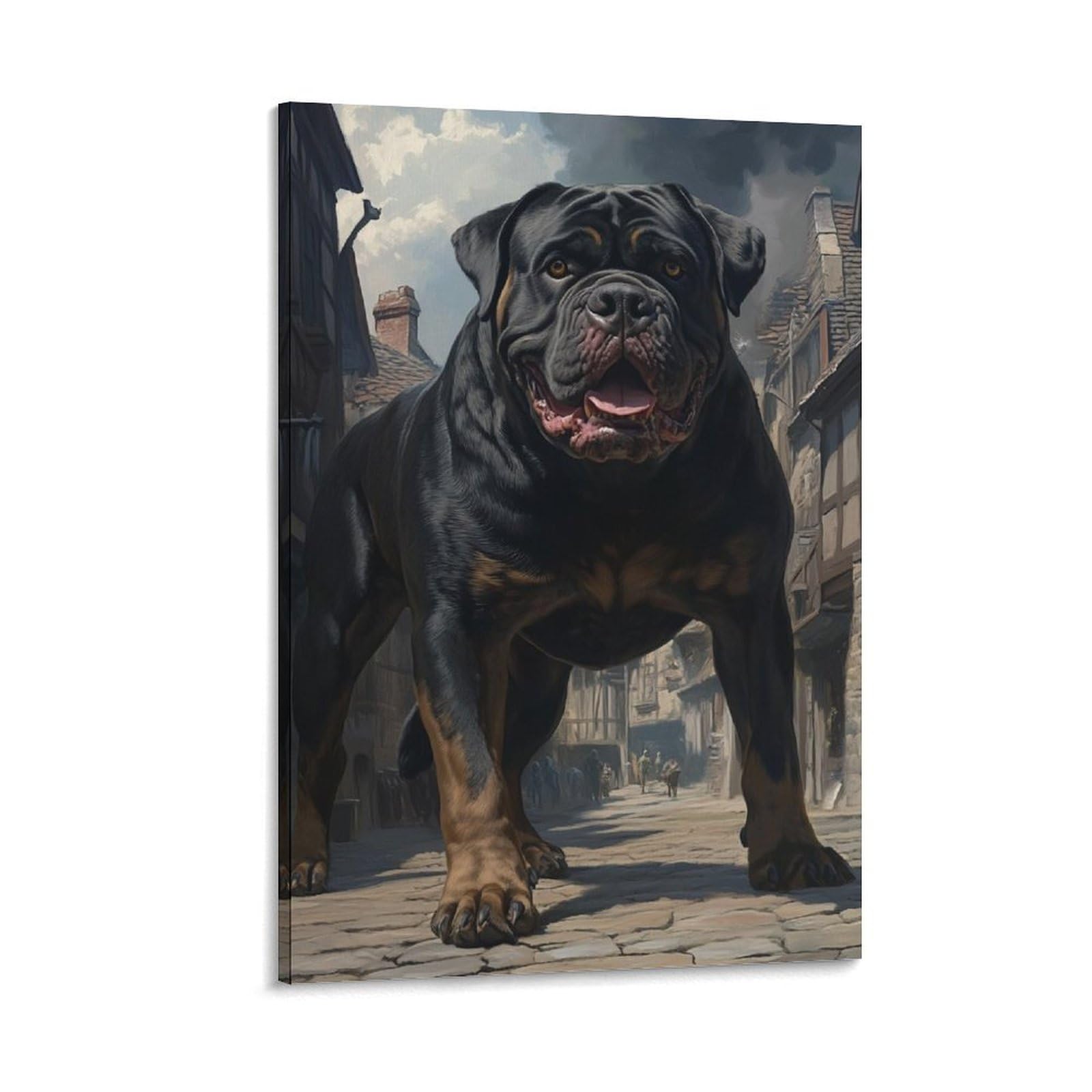 Décoration murale Rottweiler image sur toile salon 50x75 - 6