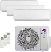 Ar Condicionado Tri Split Gree Inverter G Max 30.000 Btus (3x Hi Wall 9.000) Quente e Frio 220v R-32