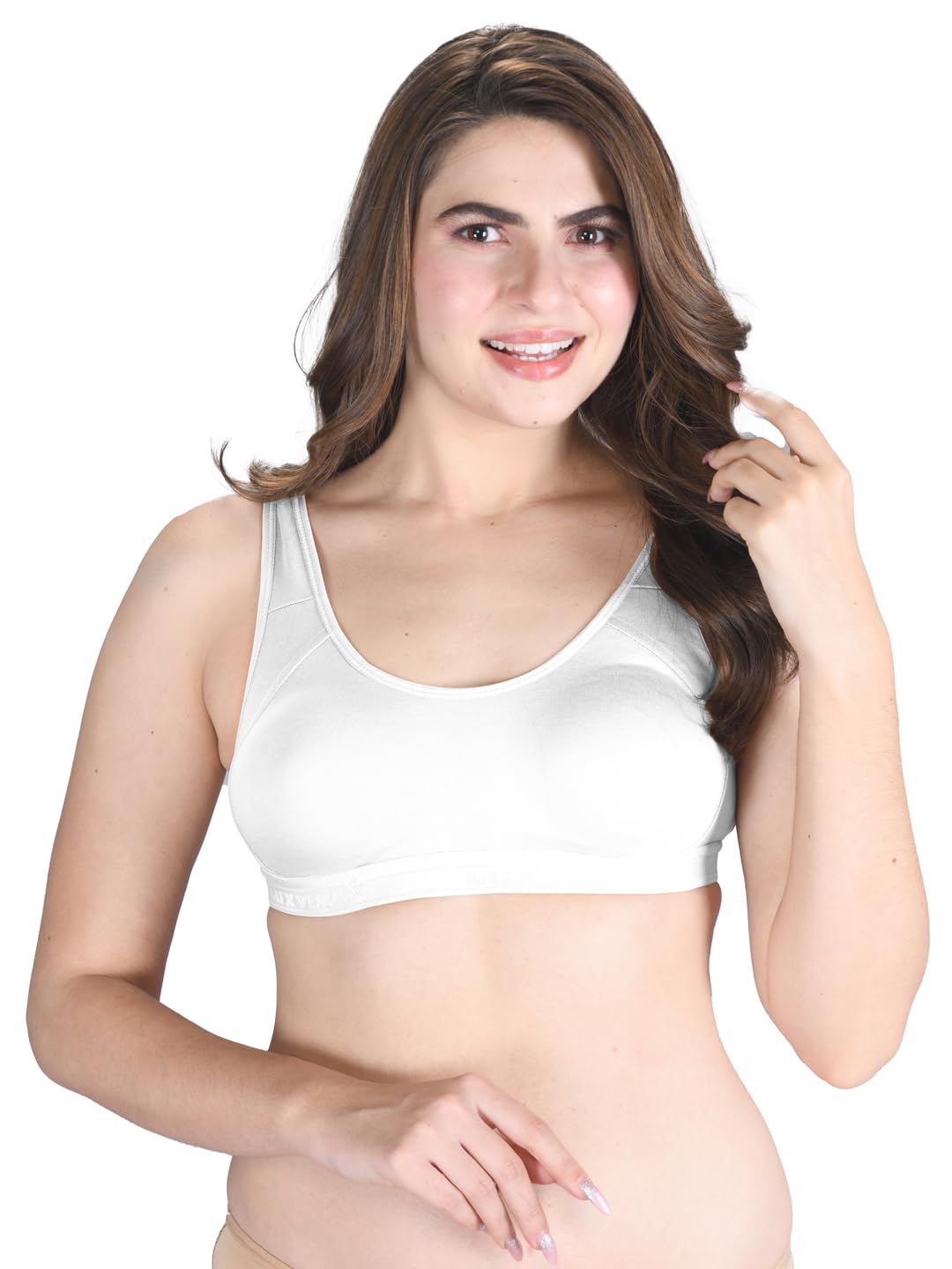 lux venus Wire Free Slip on Moulded Full Coverage Sports Bra-picture-20
