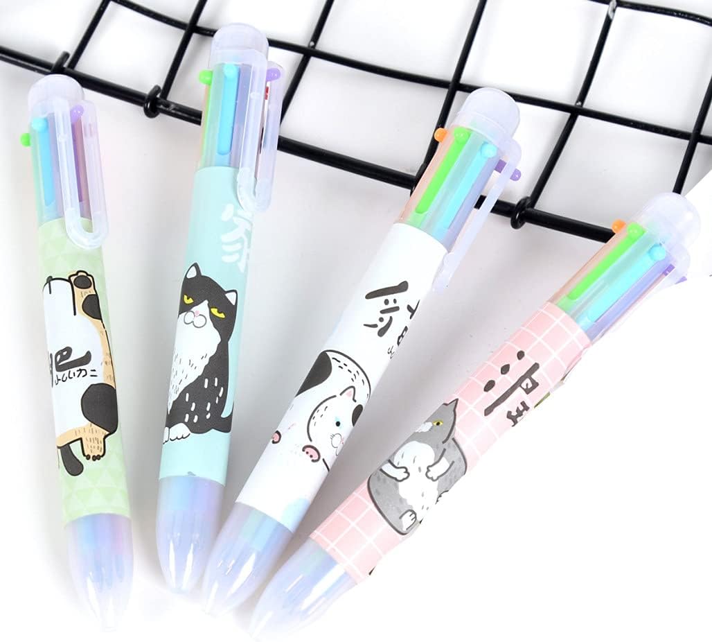 超可爱の 1ピース 漫画 多色 ボールペン ペン キャンディー 色 6 In 1 カワイイ ボール 学校 供給 Academy Torquedigital Com Br