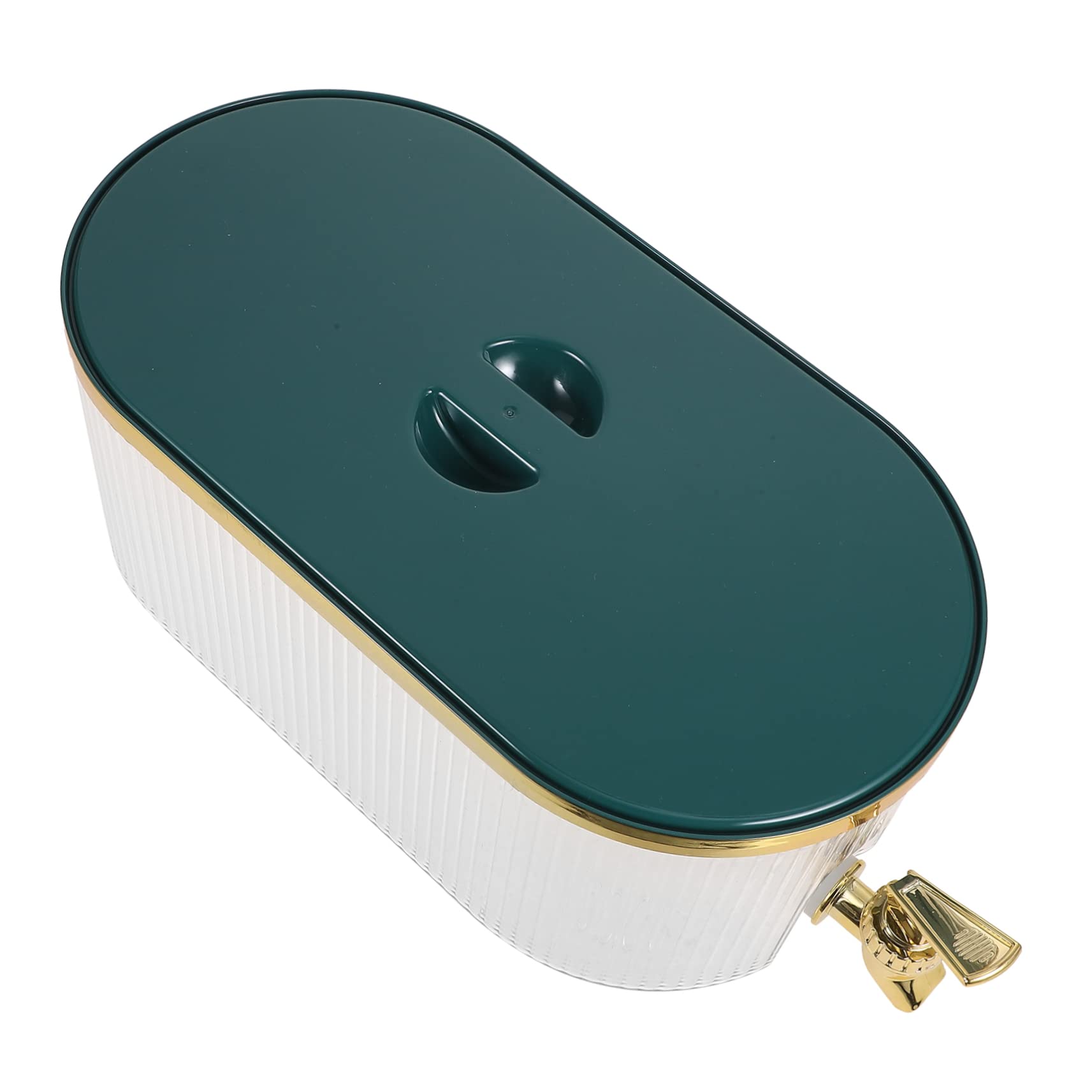 Healifty Portable Juice Dispenser with Spigot Capacity Drink Dispenser for Fridge Sturdy Beverage Holder for Parties Events and Home Use Easy Install Blocking Faucet