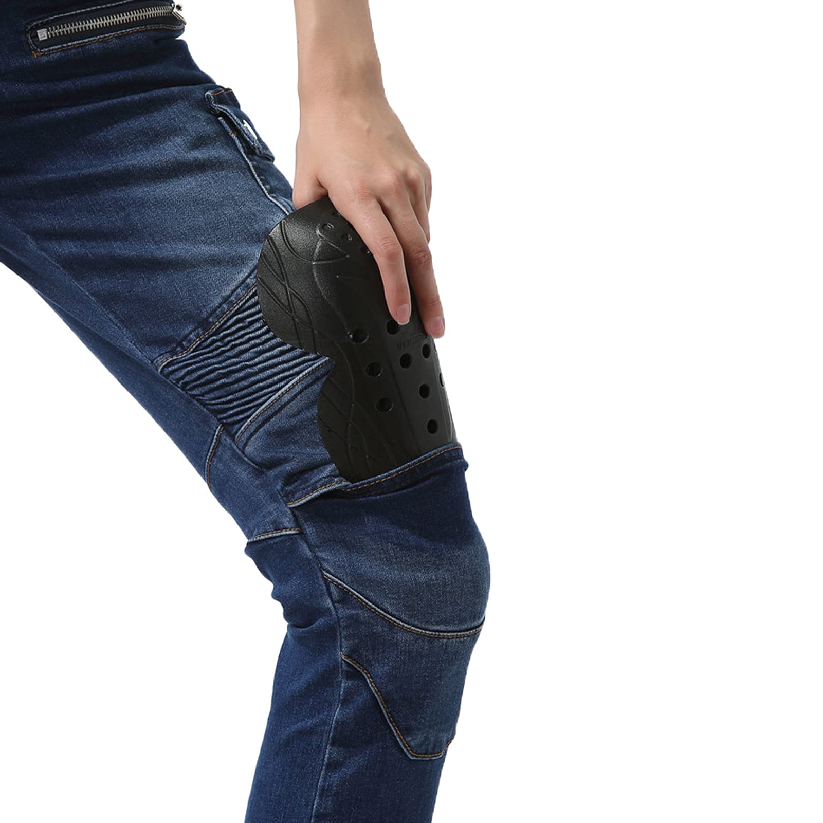JEAN INDACO SLIM Oxford Approvati Originali Super StreTech da Uomo Moto