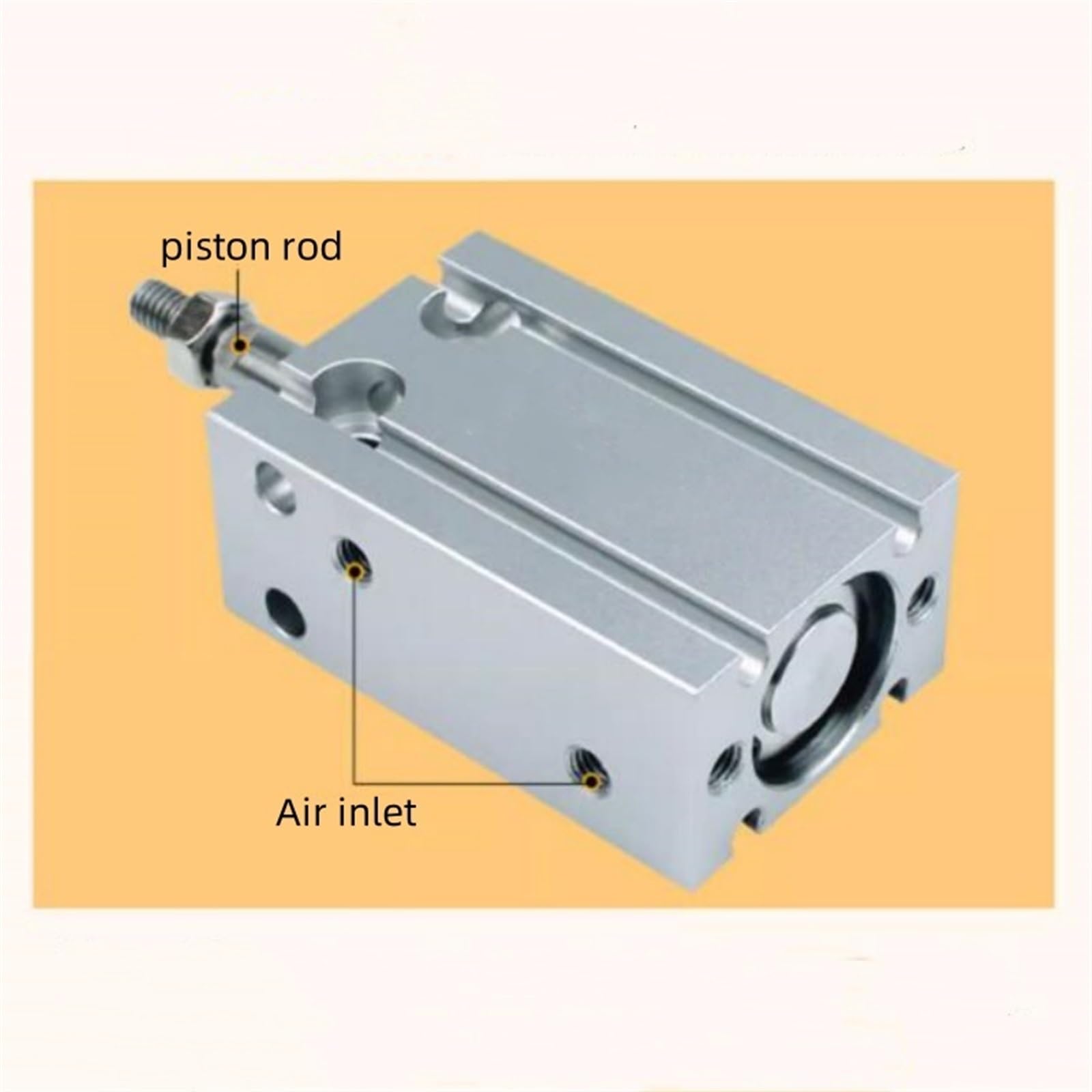 WUZDPRCJ 1pc CU/CDU16 Series Cylinder Stroke5mm/10mm/15mm/20mm/25mm/30mm/35mm/40mm-100mm Small Cylinder(Stroke 75mm,CDU16)