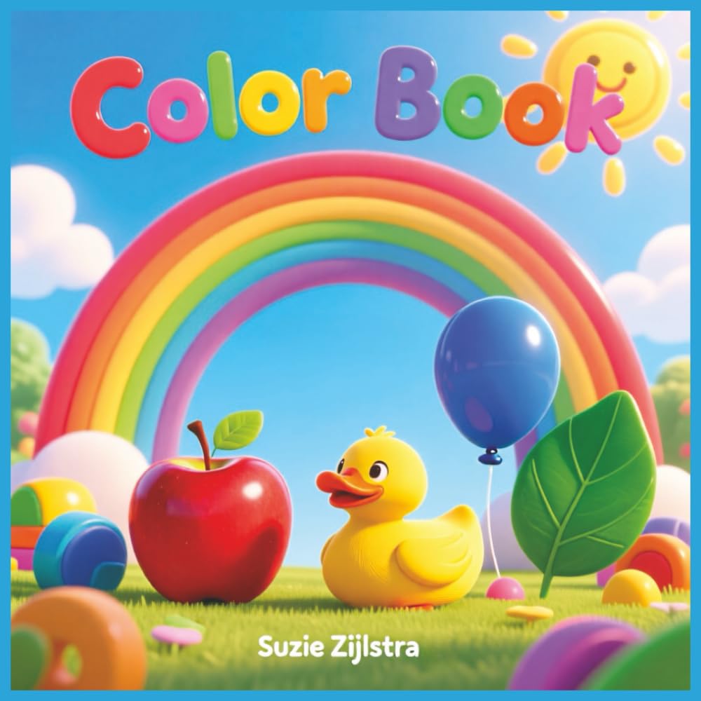 Color Book: A Fun and Interactive Guide to Learning Colors for Toddlers and Preschoolers | 8.5 x 8.5 inches | 44 pages | make learning fun (Little learners first step series)