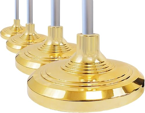 Miniatura 5 de Base dorada para asta de bandera