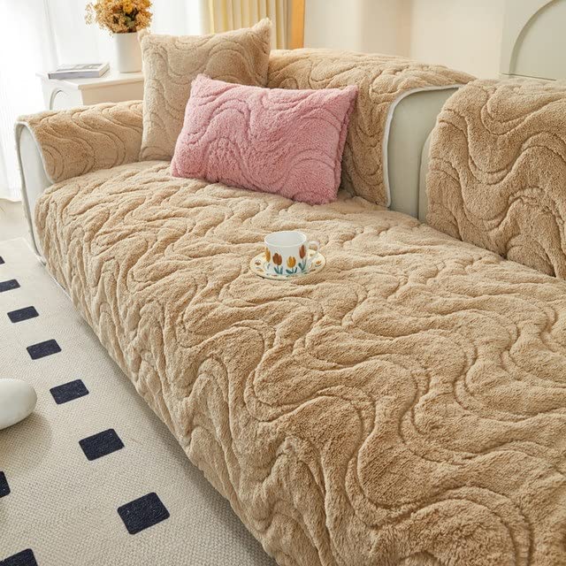YWQJL Copertura Divano con Penisola 4/3/2/1 Copridivano Posti Destra Sinistra Impermeabile Angolare,copridivano Angolare con Penisola Universale, Antiscivolo Fodera Sofa Cover Set L Shape,#1-70x90cm