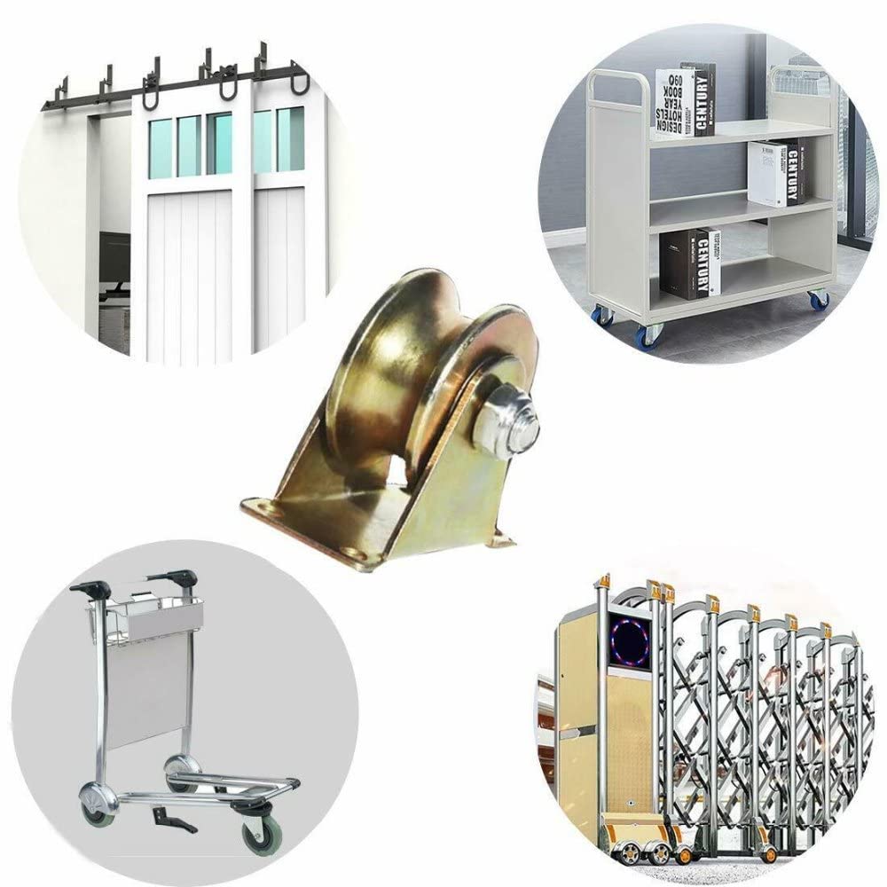 Heavy Duty V-Groove Casters - Rolling Gates & More -4