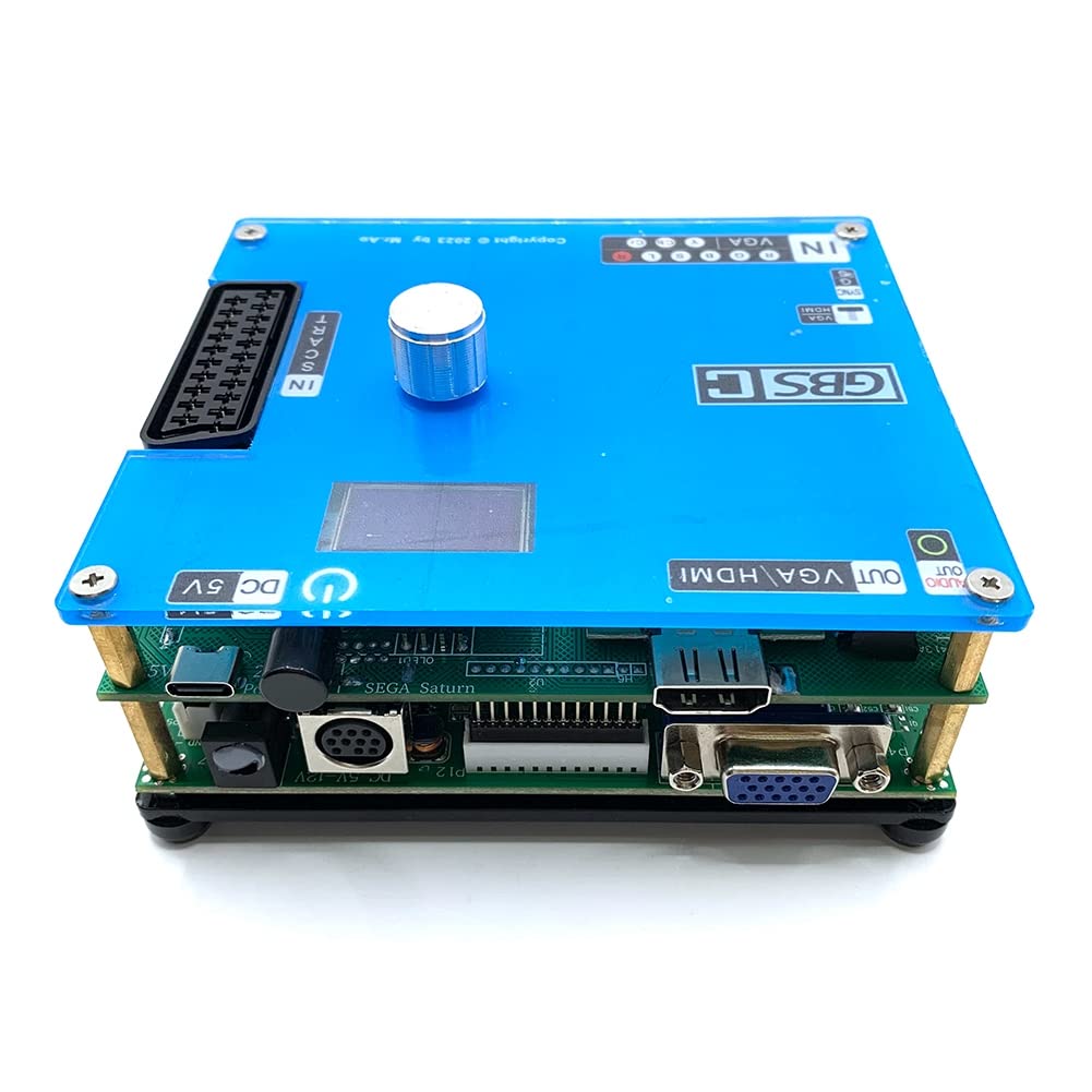 Convertidor GBSC GBS Control Game Video Transcoder GBSC RGBS VGA Scart Ypbpr Signal To VGA HD Upscalers