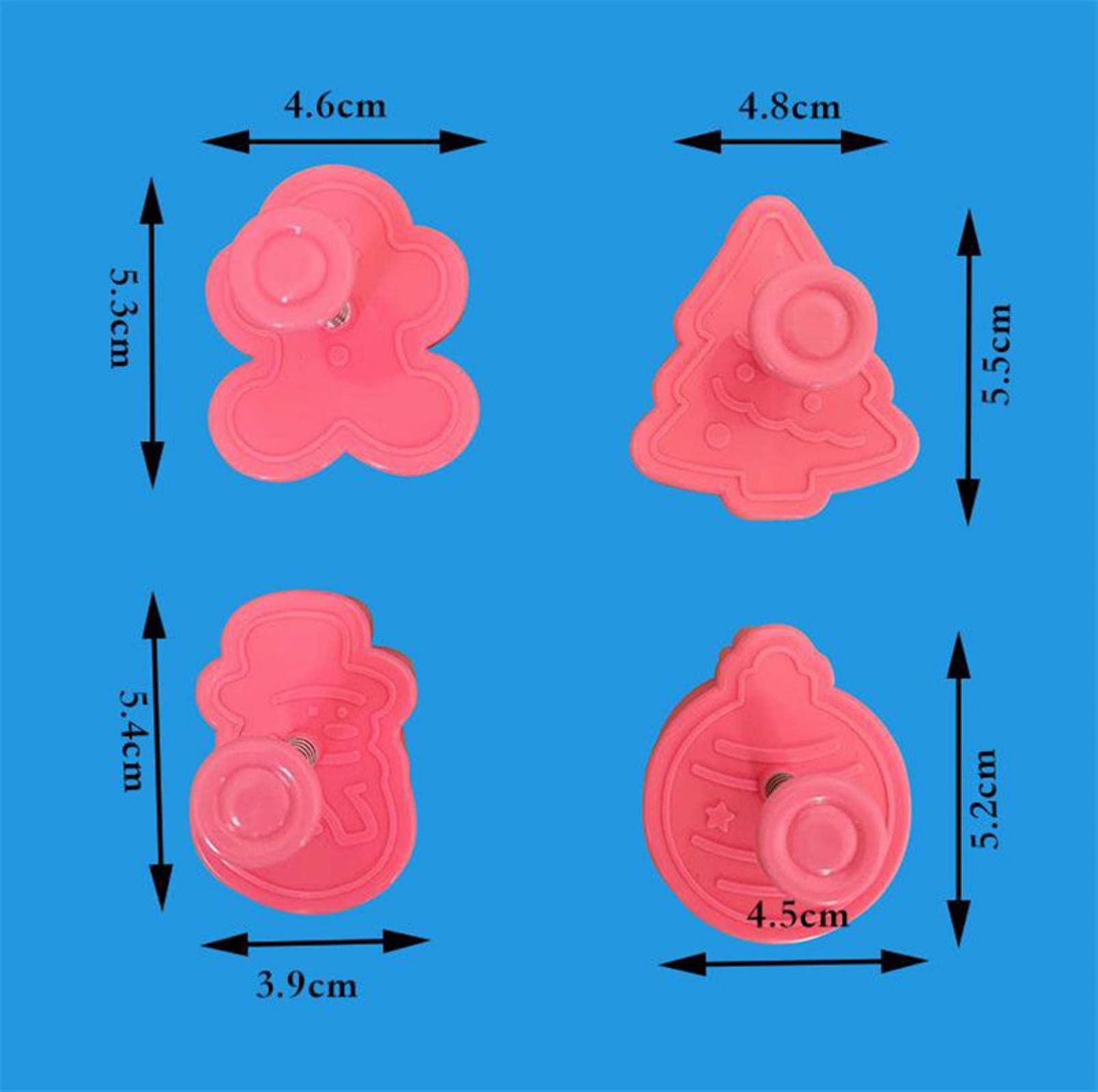 8 Pcs Cutter Moule à Biscuits pour Enfants, Noel Enfant Moule