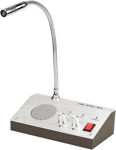 Miniatura 2 de Retevis RT-9908 Sistema de altavoces de ventana, sistema de intercomunicación, transmisión de voz bidireccional, altavoz de alta potencia