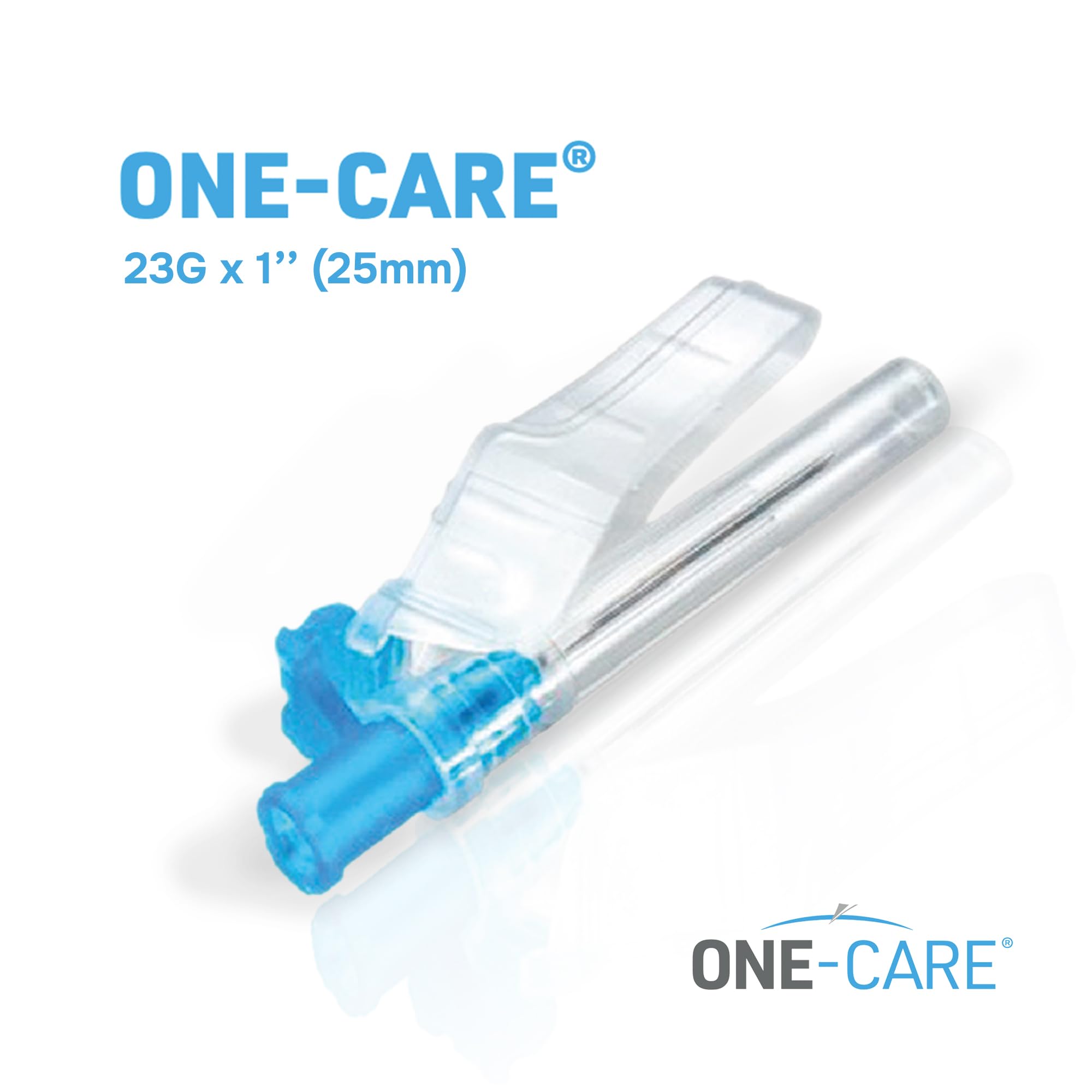 ONE-CARE 23 Gauge x 1 inch (25mm), Individually Wrapped, Box of 100