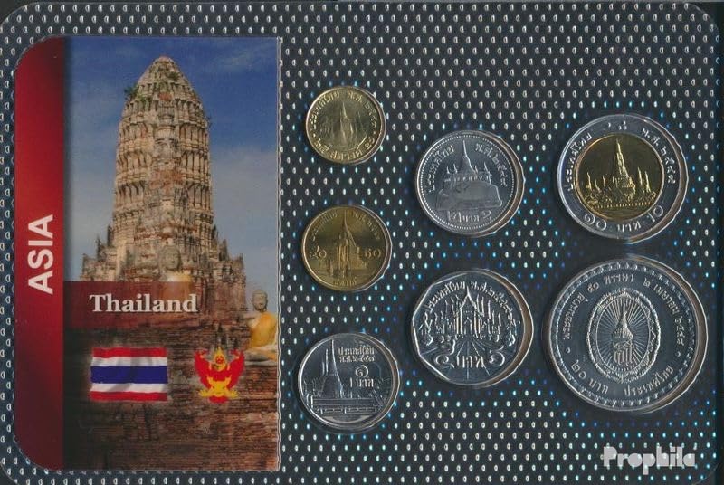 Prophila Collection Thailand Stgl./unzirkuliert Kursmünzen Stgl./unzirkuliert ab 1987 25 Satang bis 20 Baht (Münzen für Sammler - kein Zahlungsmittel)