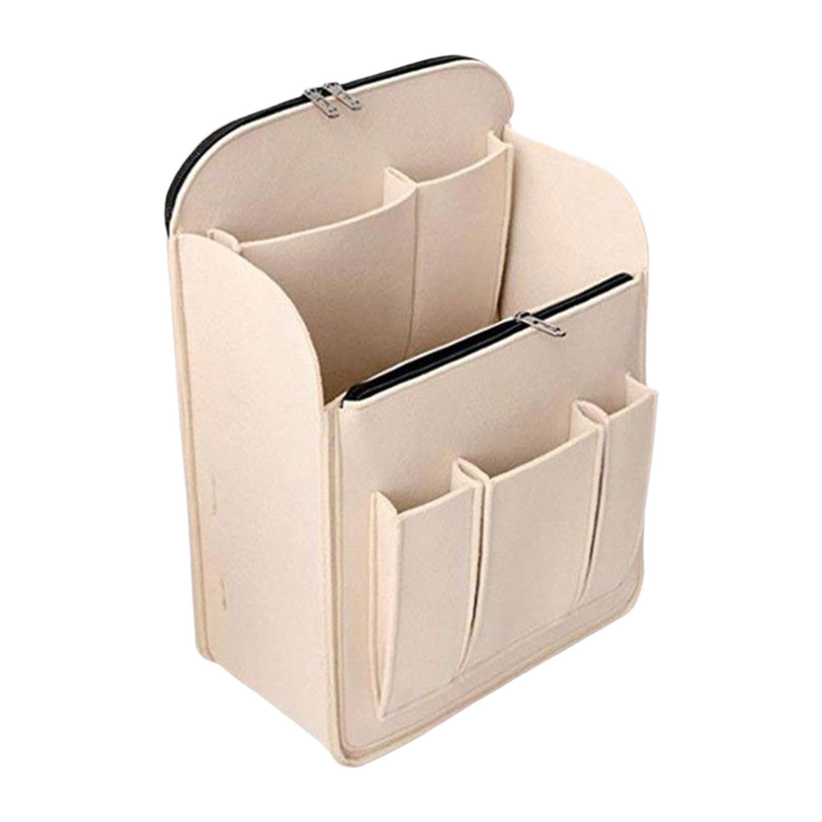 Backpack Organizer Insert Felt Bag Organizer for Backpacks Handbag Rucksacks L beige-image-36