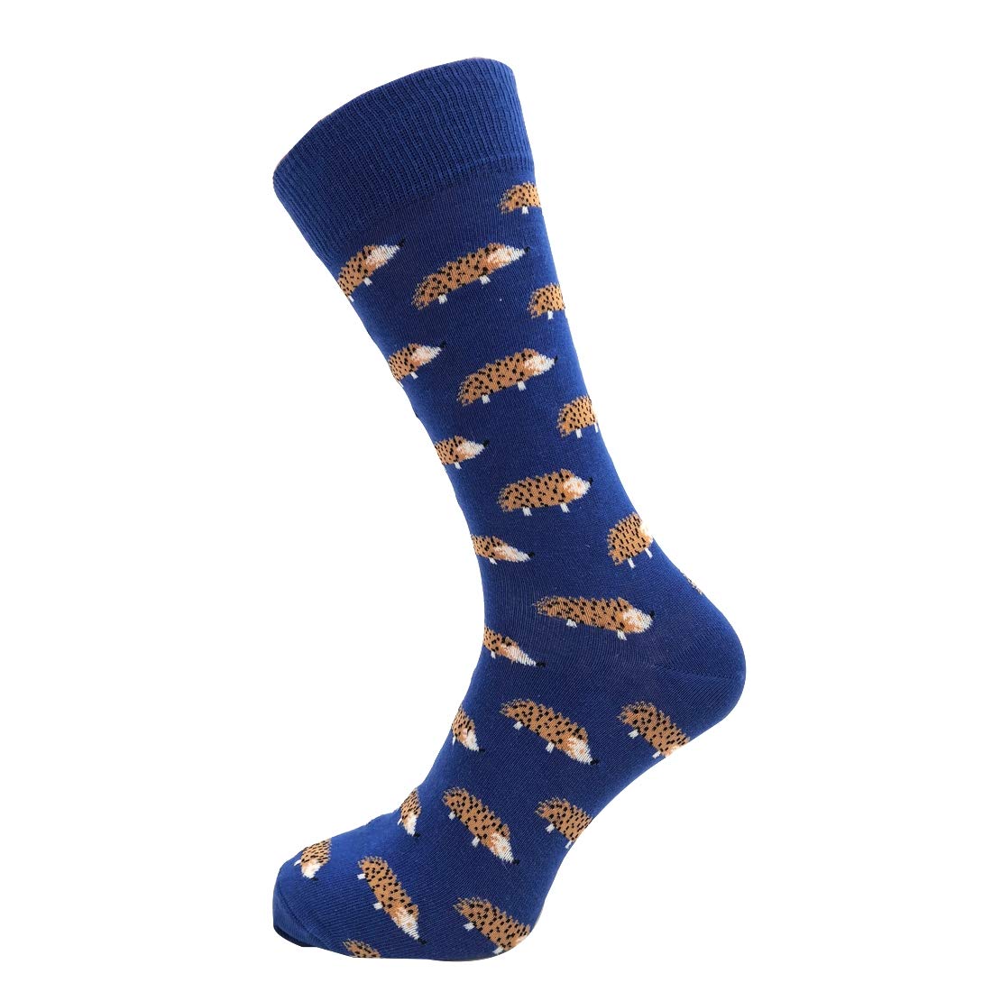 NOVELTY MENS LADIES FUNKY DESIGN ANKLE SOCKS (Hedgehog Design)