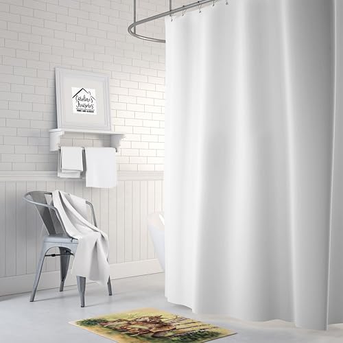 Miniatura 2 de Caroline's Treasures BDBA0115RUG Wolf Wolves by Daphne Baxter - Tapete de espuma viscoelástica lavable a máquina, tapete de baño antideslizante,