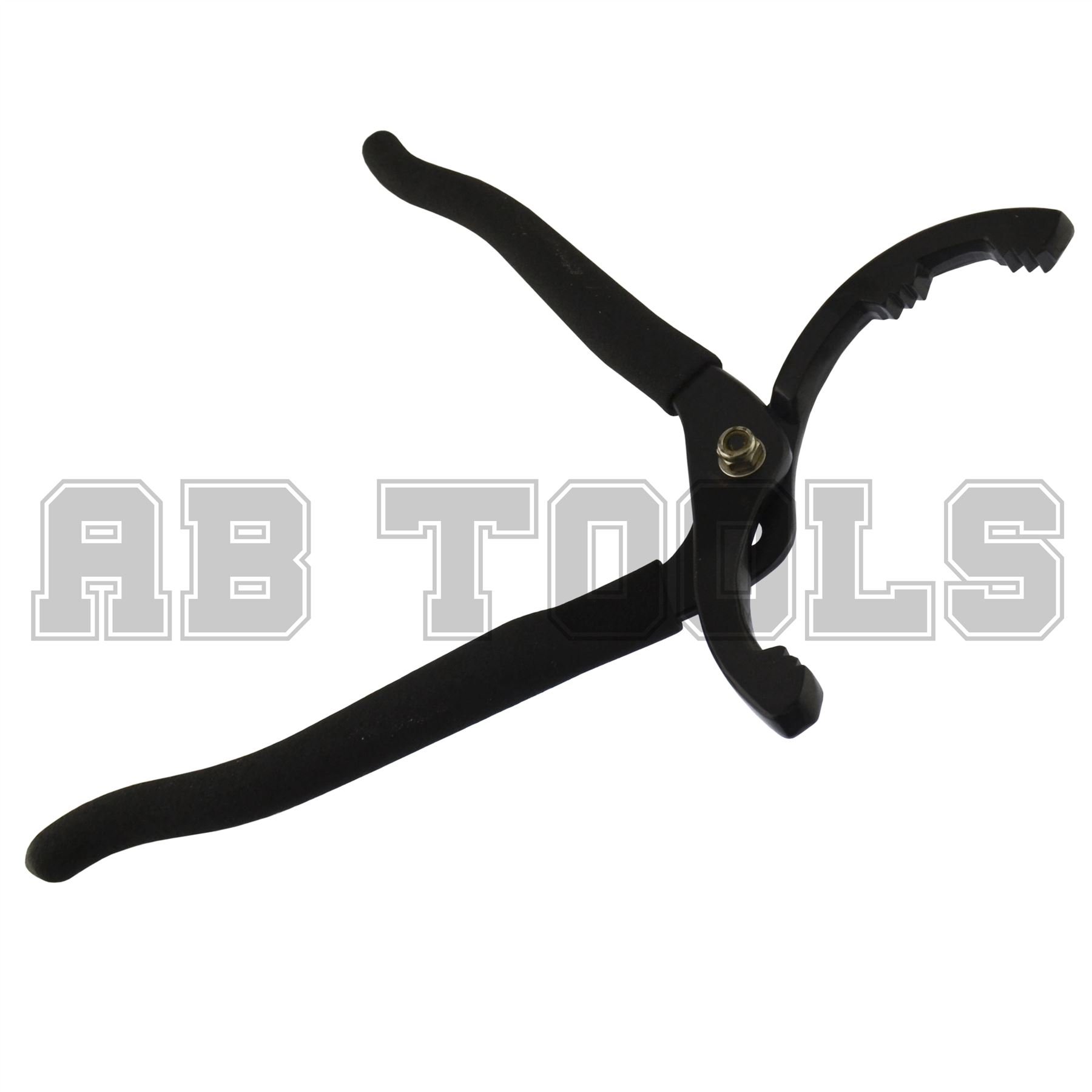 AB Tools - Pince à Filtre à Huile Réglable 63,5-116 Mm - Poignées Rembourrées - Longueur 280 Mm