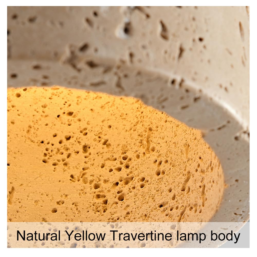 Lampy sufitowe do sypialni Żółty trawertyn Nordic Vintage Drewniana oprawa Drewniana lampa wisząca Kuchnia Wyspa Jadalnia Sypialnia Wiszące lampy