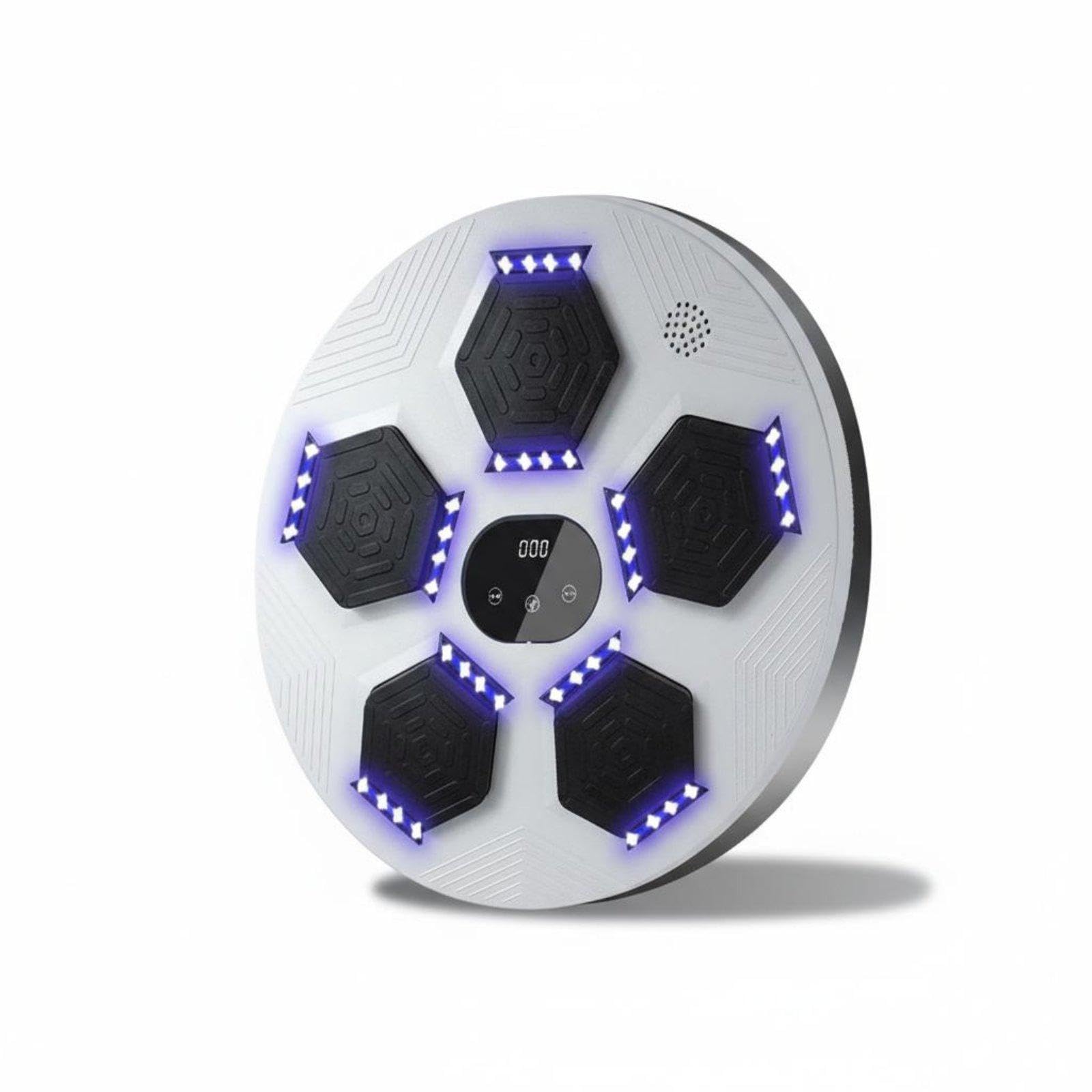 Musical Fitness Boxing Machine Light-up Markers Music Boxing Machine Easy Installation Wall Mounted Punching Target for Kids, Family, Indoor, Gym White Standard-image-42