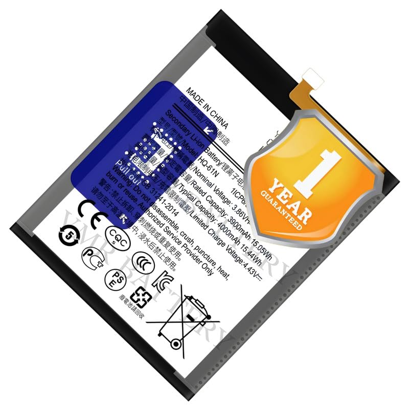 Image of Original HQ-61N Battery Compatible for Samsung Galaxy M01 (M-M015G, SM-M015F, SM-M015G /DS, SM-M015F /DS) - (4000mAh) - 1 Year Warranty K7