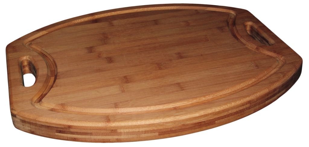 Billot de cuisine en bambou grand format planche à découper bois