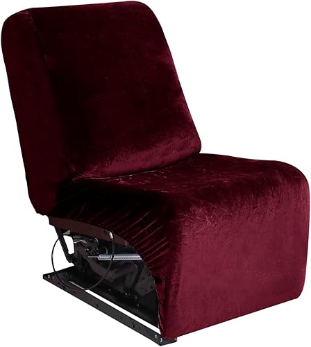Vista 71 de LiveGo Funda para sofá esquinero, protector de terciopelo elástico para sillón reclinable, funda de sofá para sillón reclinable, juego de sala