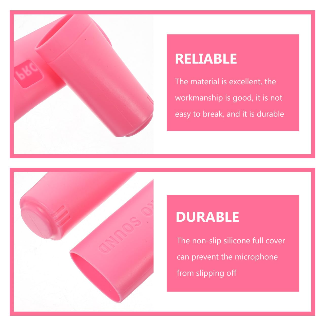 UPKOCH 5sets Cover Protettiva Silicone Per Microfono Antiscivolo e Facile Installare Per Ktv Bar e Spettacoli
