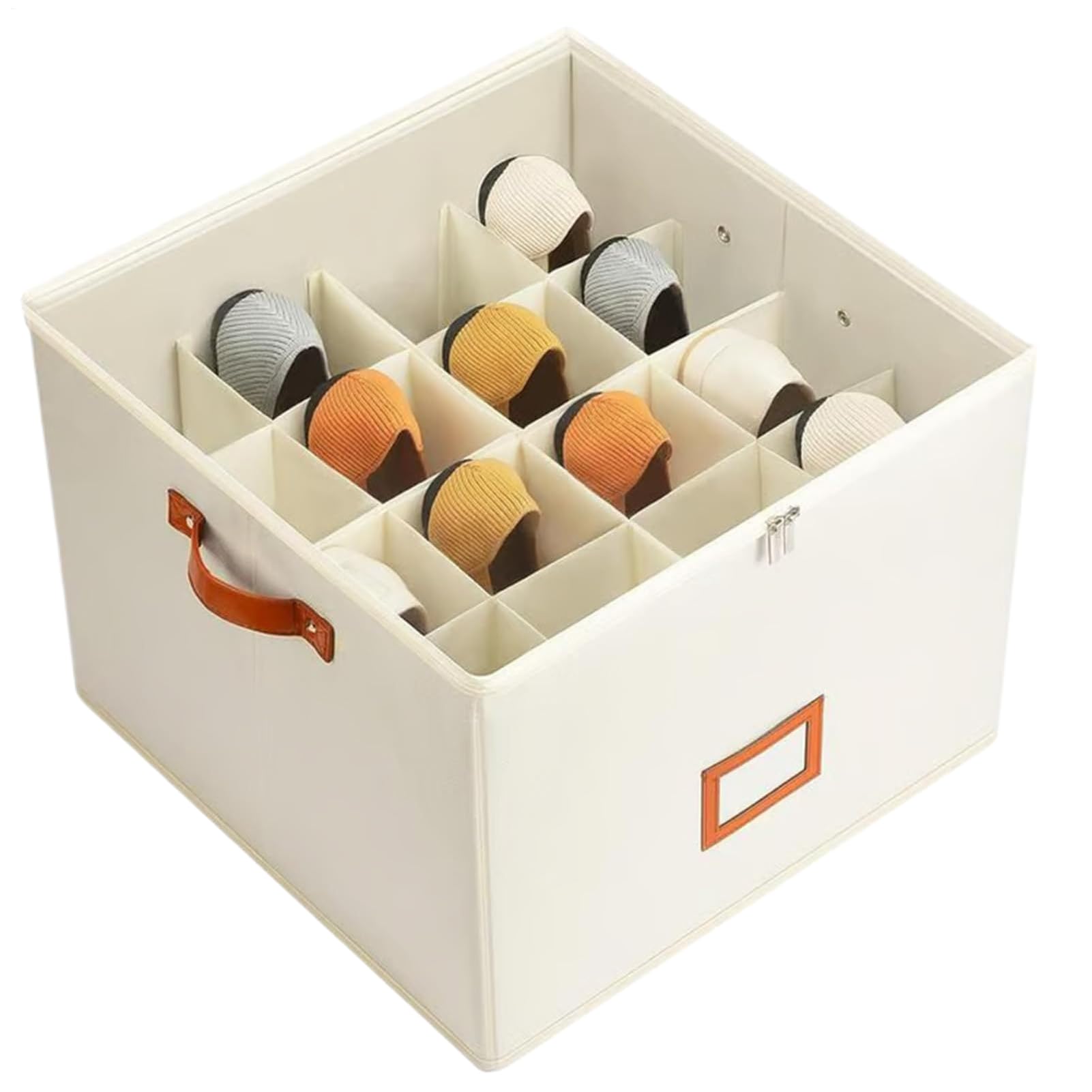 Contenitore Scarpe Contenitore Portatile Impilabile Diviso A Scomparti | Organizer Armadio Per Scarpe Camera Da Armadio Dormitorio College Universitario Ingresso Corridoio Garage