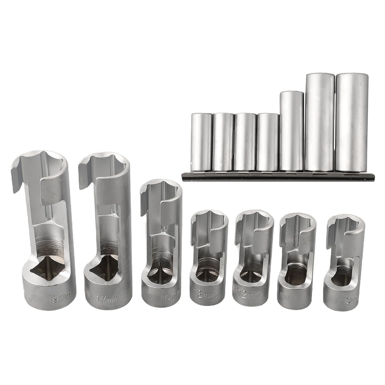 Jeu de clés à douille 10-19 mm pour injecteur diesel et tuyau ABS, 7 pièces 3/8 et 1/2