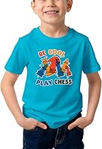 Caseria Kid's Cotton Graphic Printed Half Sleeve T-Shirt - Cool Chess