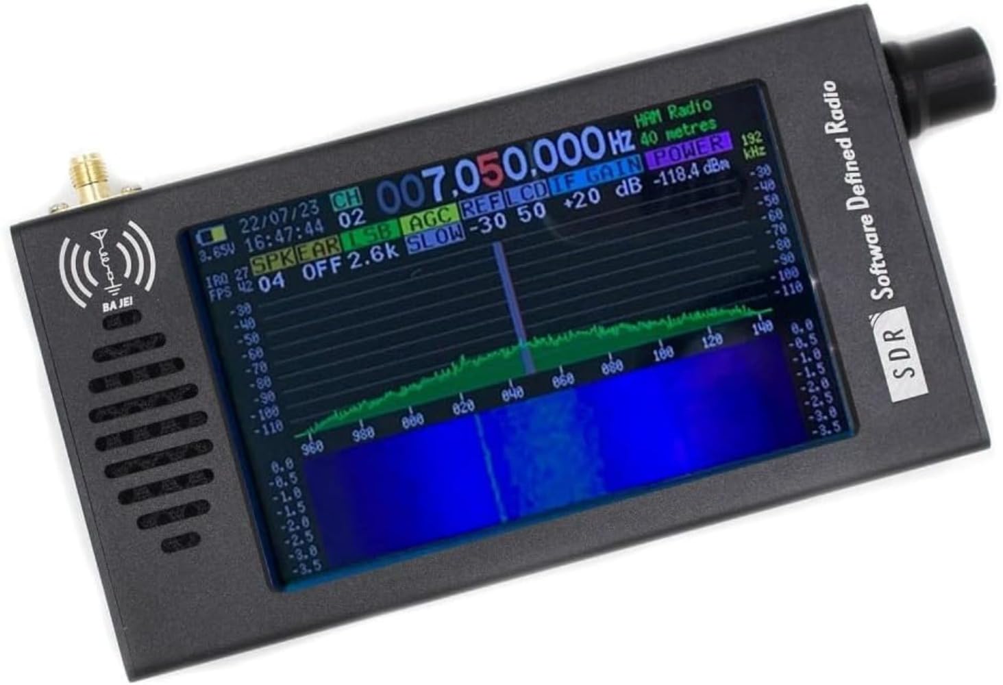 Amazon | HeartTrend ポータブル フルバンド SDR 受信機、100k-149MHz