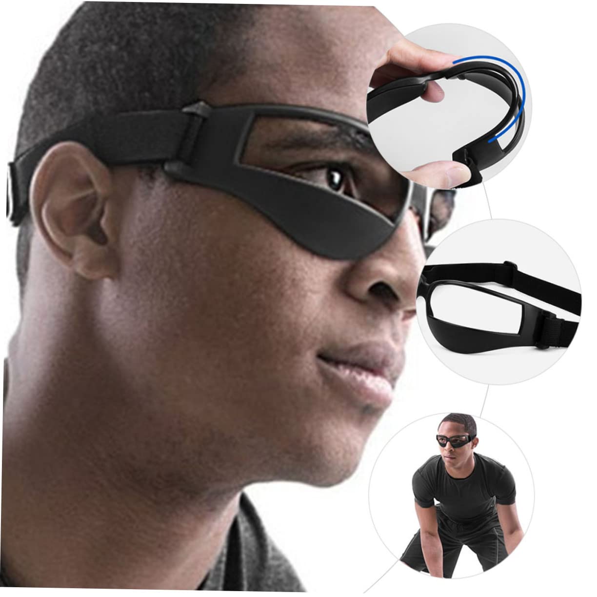 Zerodeko 5 Piezas Gafas De Baloncesto Entrenamiento De Baloncesto Accesorio Al Aire Gafas De Plastico Deportivas Fútbol Americano El Plastico Artículos Deportivos