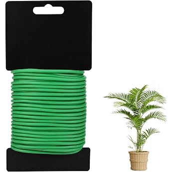 3.5 mm x 20 m Plant Ties Garden Wire Soft Plant Binding Wire Winding Wire Suitable for Garden Climbers Vines Shrubs and Flowers Plant Support in the Garden