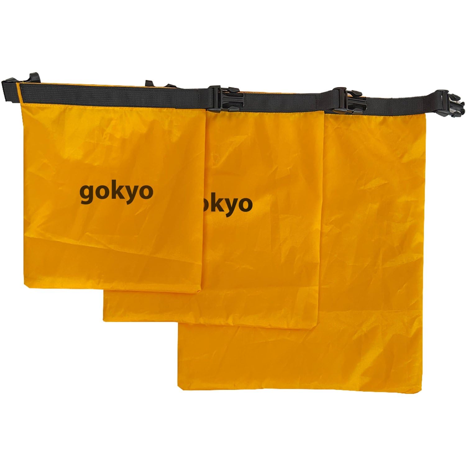 GOKYO Waterproof Dry Sack Ultralight Set of 3 - (1, 2, 4 LTR) Secure valuables, passports, documents, etc-picture-24