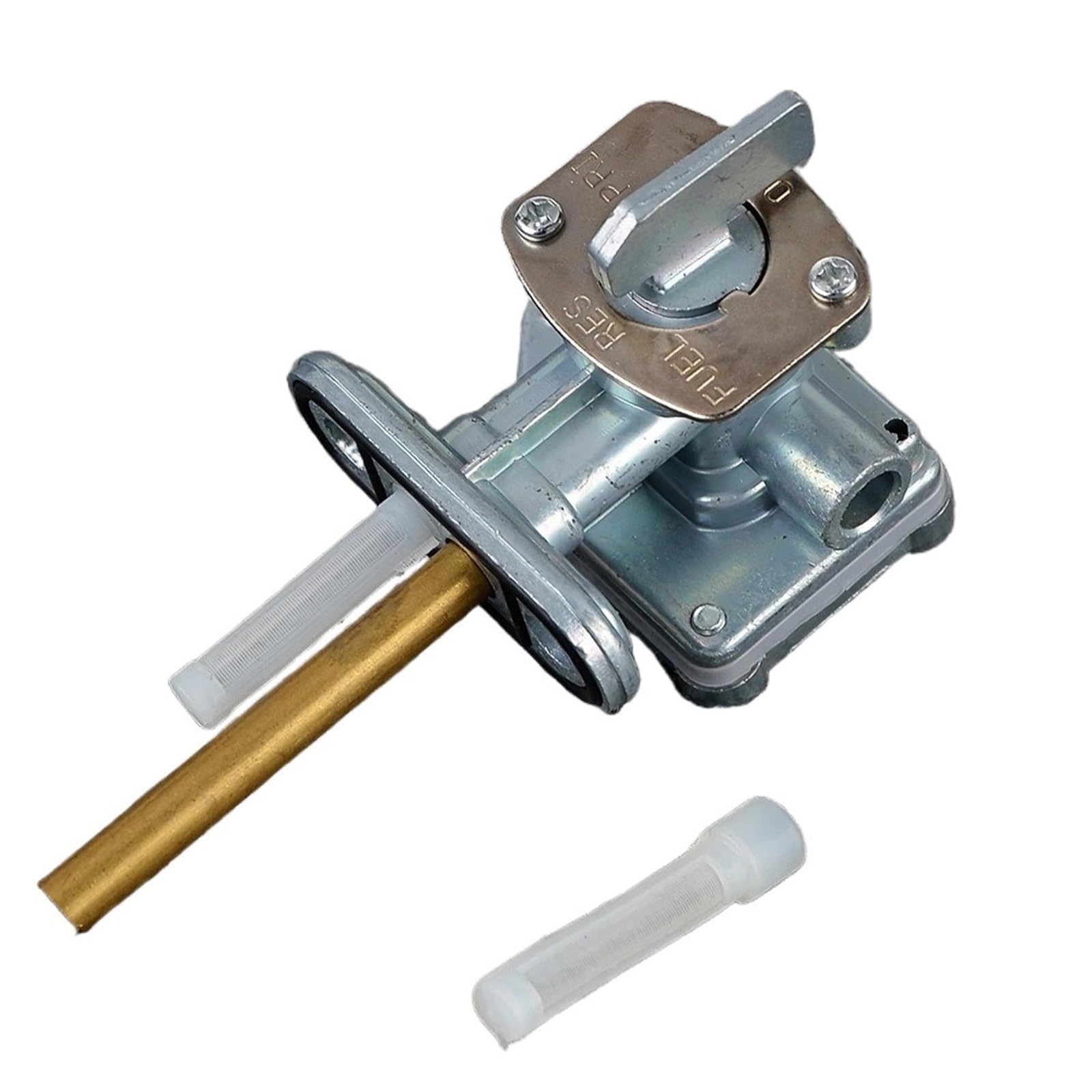 Válvula de purga de combustible para depósito de gasolina Suzuki DR125, DR125SE (94-96), DR200, DR200SE (96-13), DR200S (15-17), 44300-44AB0 Grifo Gasolina de Moto Válvula Combustible