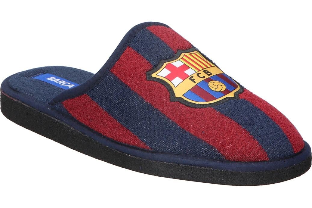 MARPEN SLIPPERS Zapatillas de Casa Hombre Verano Barcelona FC Oficiales – Zapatillas Para Casa Hombre Pantuflas Hombre Unisex Antideslizantes, Suela EVA, Lavables - Hechas en España