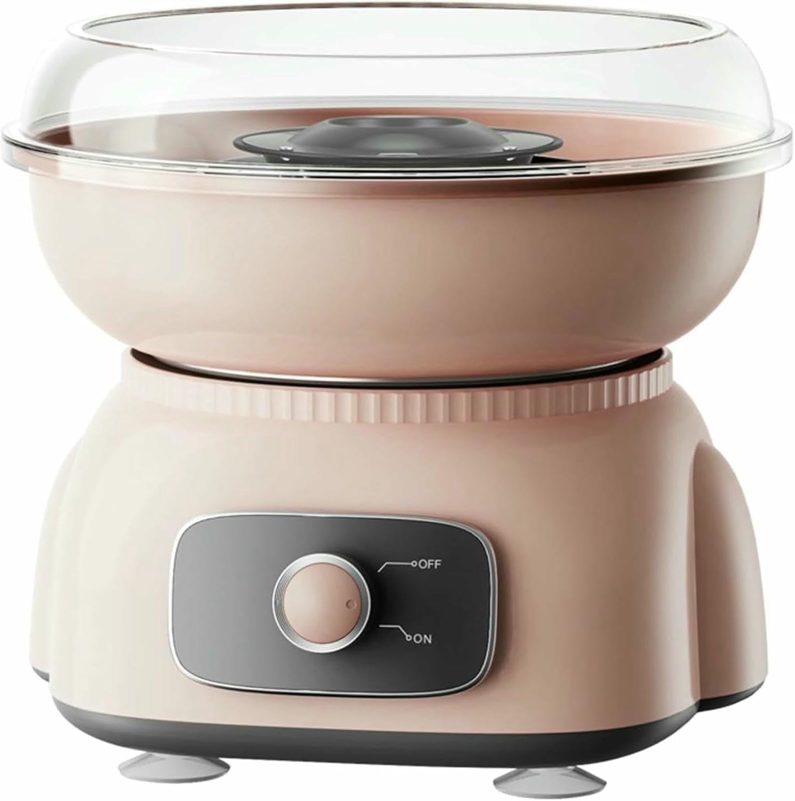 Máquina de algodón de azúcar de 500 W, máquina para Hacer Hilo de algodón de azúcar, máquina Vintage para Hacer Dulces, fácil de Usar. (Rosa)