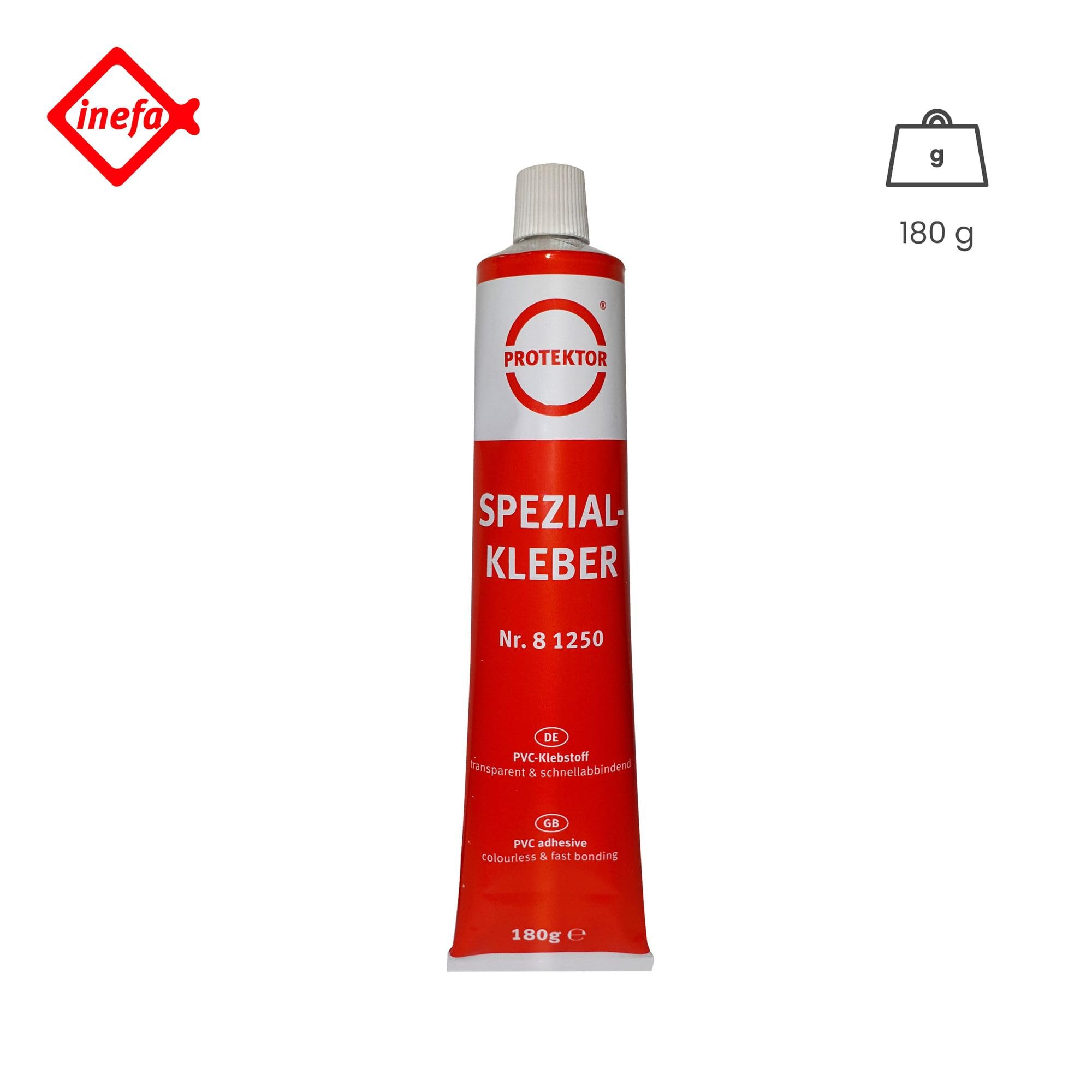 INEFA Colla grondaia Adesivo speciale, adesivo plastico PVC-U, impermeabilizzante per grondaie e accessori tubo da 180gr trasparente