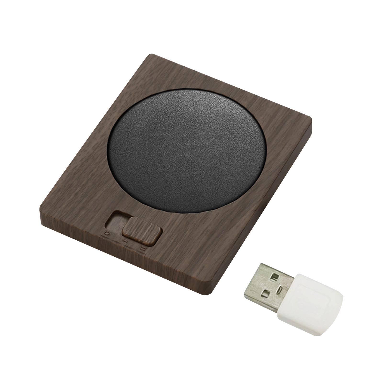 Chauffe-tasse électrique chauffe-boisson plateau intelligent tapis chauffant brun