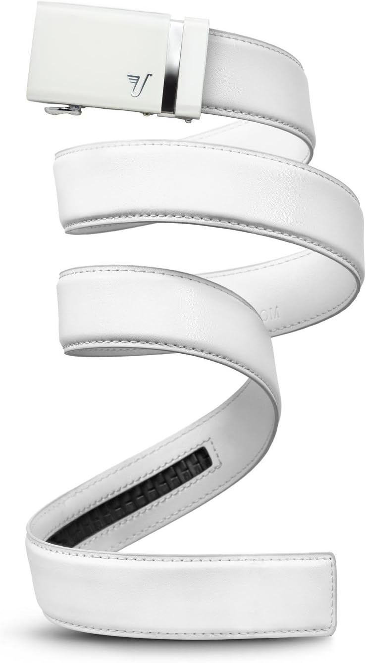 Mission Belt Men's Leather Ratchet Belt, 40mm Solid Collection