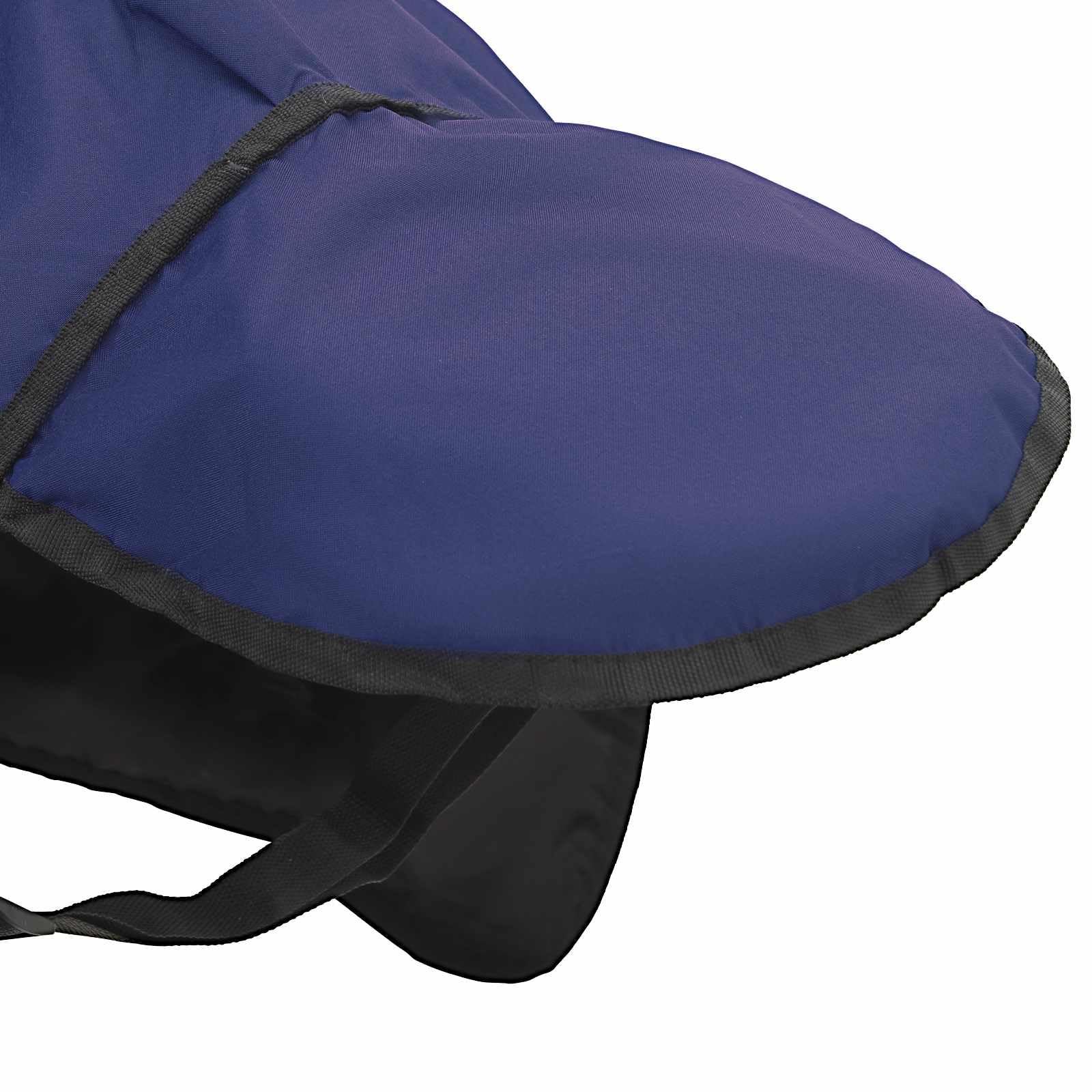 Manta para caballo, 95 cm, poliéster, transpirable, ligera, para entrenamiento, establo y transporte, con cubierta para el cuello, color azul marino