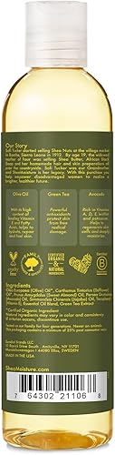 Miniatura 2 de SheaMoisture Aceite de oliva y té verde para baño, cuerpo y masaje, paquete de 2  Aceite de aguacate, antienvejecimiento y ultrahidratante para piel